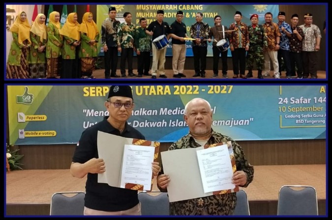 PCM Muhammadiyah Serpong Utara Gelar Muscab I (Perdana) di Gedung Al Azhar BSD dengan Sangat Meriah